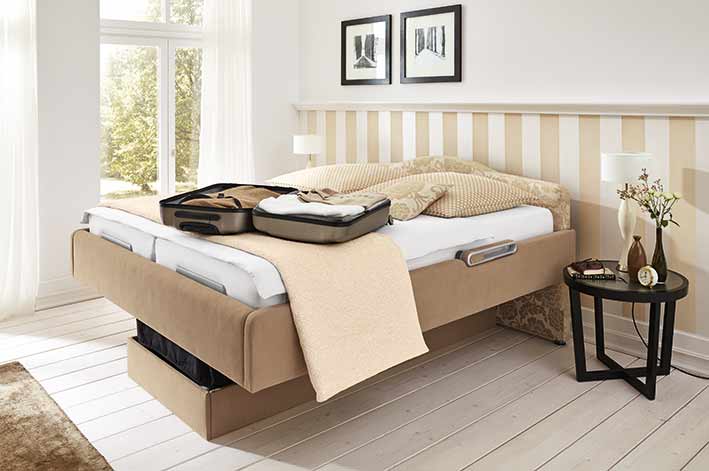 Funktionsbett hoehenverstellbar