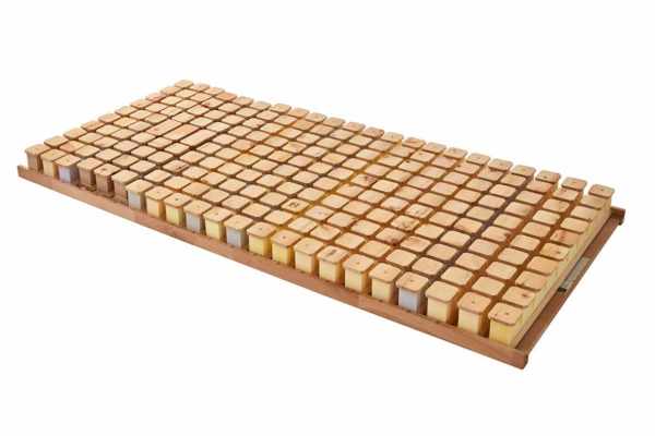 Schlafsystem mit Zirbenholztellern